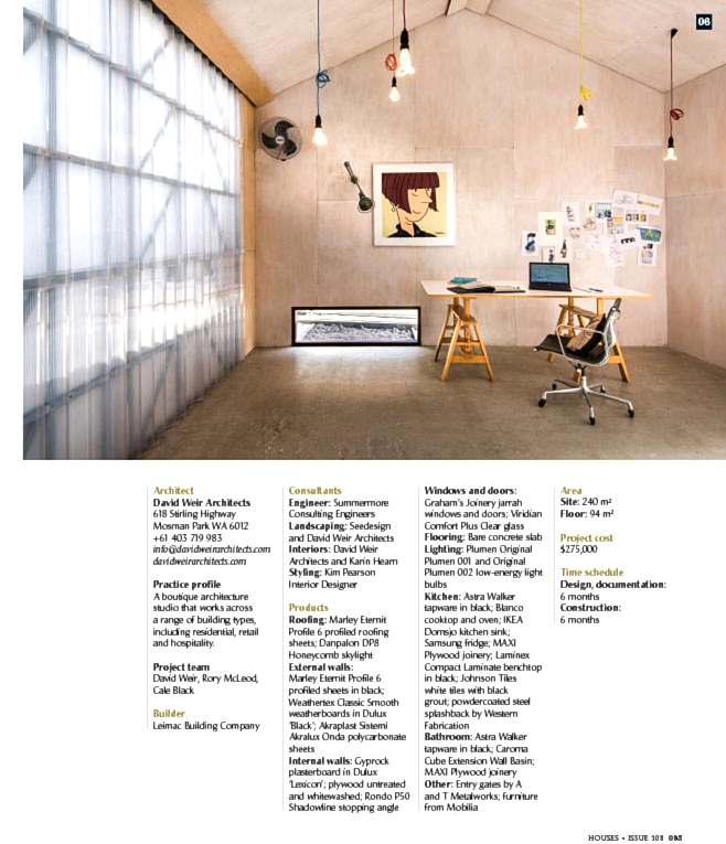 Published in Houses, Australia's leading residential architecture magazine for designers and their clients – http://architectureau.com/magazines/houses/